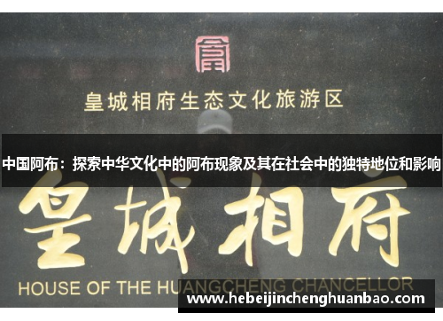 中国阿布：探索中华文化中的阿布现象及其在社会中的独特地位和影响